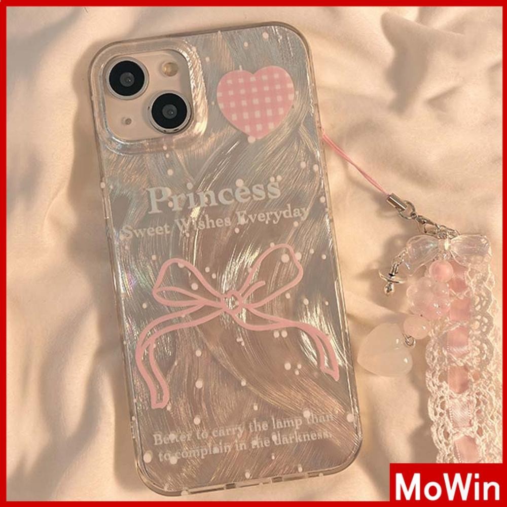 Mowin - Dành cho iPhone 11 15 Pro Max vỏ Iphone Lông bạc Vỏ mềm trong suốt ba chiều Laser sang trọng