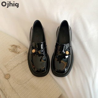 Ojhig nền tảng thời trang nữ gót đệm lười đế dày giày lười đi làm