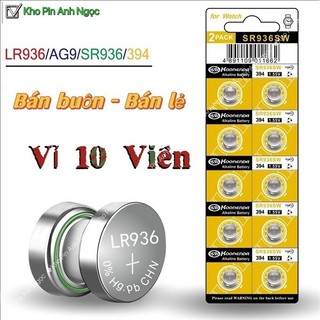 Pin ag9 / lr936 / sr936sw / 394a / 394 / l936f - vỉ 10 viên