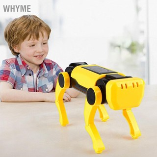 WHYME Đồ chơi cơ khí điện năng lượng mặt trời Chó giáo dục khoa học DIY robot cho gia đình