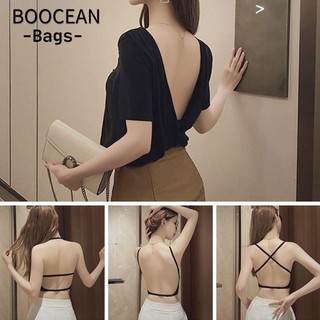 BOOCEAN Đồ lót lưng hình chữ U, Polyester không dấu vết Quần lót thân mật hở lưng, Cốc tam giác gợi cảm Trần hở lưng Áo ngực trùng hợp Áo ngực vô hình dành cho nữ
