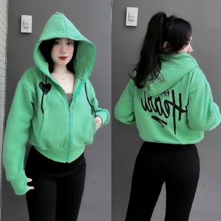 100AK02 áo khoác chất Nhung Tâm. áo khoác chống nắng. có nón dây kéo to