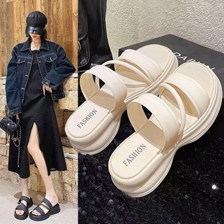 Dép sandal nữ bánh mì dép đế cao nữ lê
