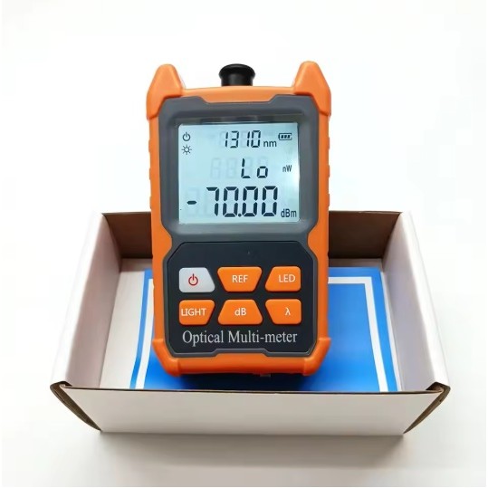 Máy đo điện quang mini cầm tay bằng sợi quang 70 + 6 dBm Pin khô OPM chất lượng cao Mini OPM Hỗ trợ 