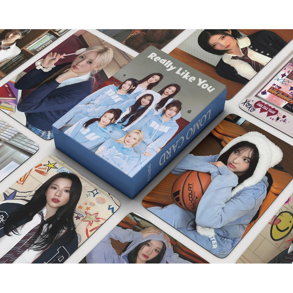Babymonster REALLY NHƯ BẠN AHYEON Photocard Lomo Card Bưu Thiếp 55 Cái / hộp