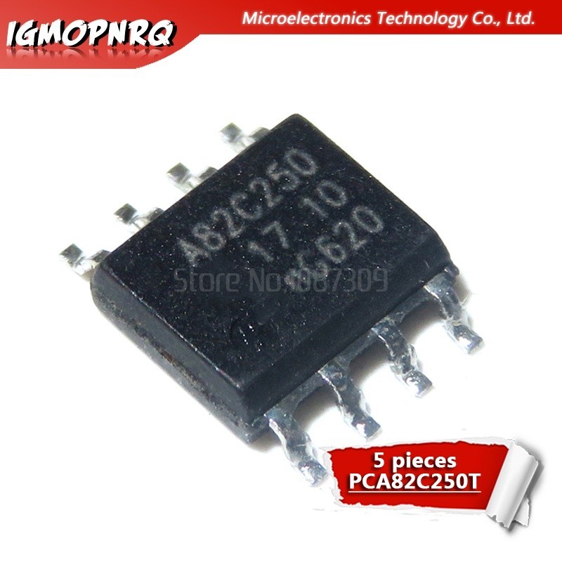 5 Chiếc PCA82C250 PCA82C250T PCA82C251 PCA82C251T A82C250 SOP8 CAN Giao Diện Thu Phát