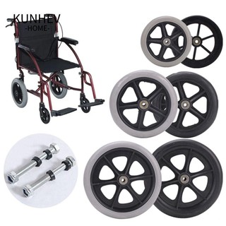KUNHEV xe lăn bằng cao su KUNHEV chống trượt linh hoạt kích thước 6 / 7 / 8inch