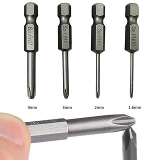 【VARSTR Tool】 6.35mm Hex Shank 50mm Cross Screwdriver Bits Electric Driver Tools PH00 PH1 PH2