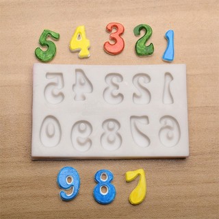 Khuôn silicone làm bánh hình số từ 0-9