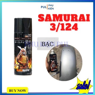 Sơn samurai màu bạc 3/124 làm mới đẹp xe bám tốt chống gỉ sét hàng chính hãng