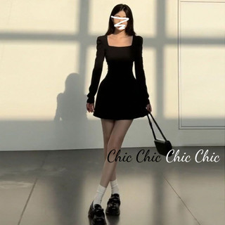 Chic Chic váy nữ Đầm Body Cho thời váy Popular Dễ thương Cổ điển Vintage WLQ2410QA1 4Z240127