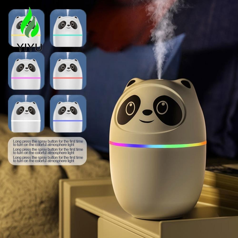 YIYU Máy Tạo Độ Ẩm Mini Phòng Ngủ Thú Cưng Gấu Xịt Atomizer Tinh Dầu Khuếch Tán Máy Phun Sương Dễ Thương Máy Lọc Không Khí