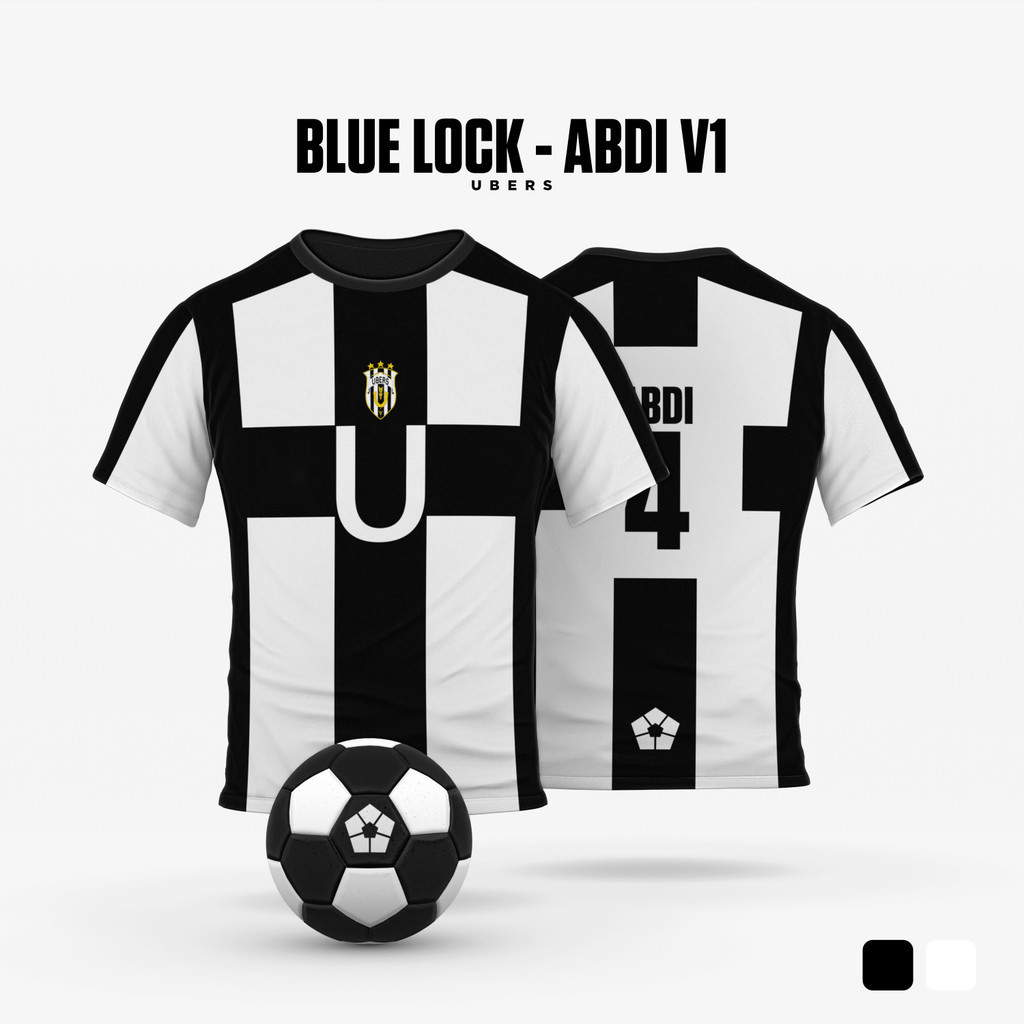 "Blue Lock - Ubers" - Áo sơ mi Anime Jersey Futsal Football Motif VL Replika Anime Áo thun V1