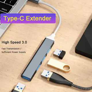 Rt 4 Cổng USB 3.0 HUB USB Dock Type C 3.1 Bộ chia USB đa năng Bộ chuyển đổiOTG cho Xiaomi Huawei Lenovo Macbook Pro USB 3.0 2.0 Cổng VN