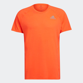 Adidas chạy áo thun chạy bộ nam đỏ h25046
