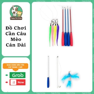 Đồ chơi cần câu cán dài cho mèo