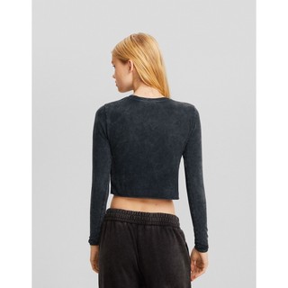 Áo thun croptop BERSHKA authentic