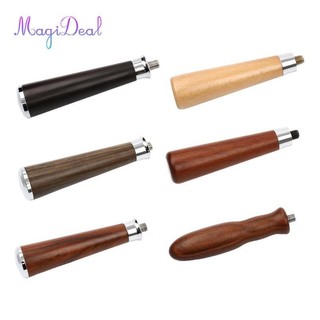 MagiDeal Tay cầm bằng gỗ nguyên khối Portafilter cho máy pha cà phê Máy pha cà phê Espresso