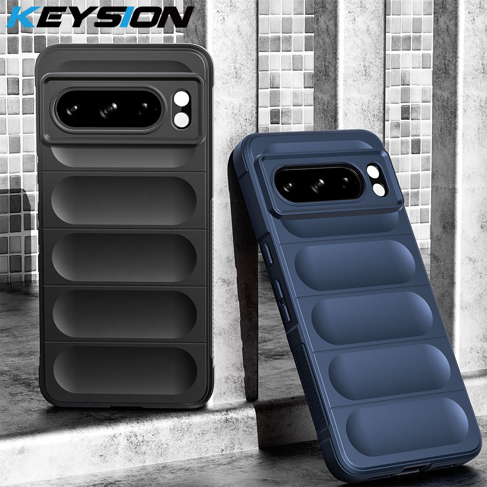 Ốp Lưng Chống Sốc KEYSION Cho Google Pixel 8 Pro 7 Pro 7A 6A Ốp lưng Silicon Mềm Chống Trượt Cho Goo