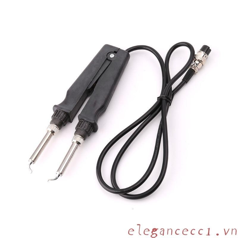 902 ESD SMD Double Soldering Iron Tweezer Handle Clip Heating Plier Soldering