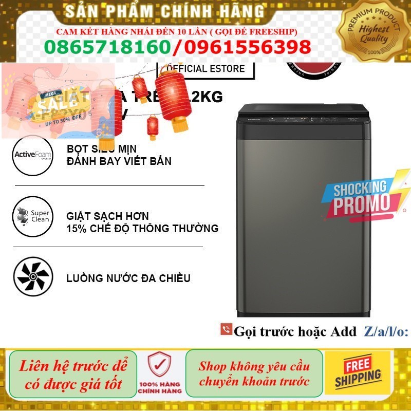Kho Máy giặt Panasonic cửa trên 8,2 kg NA-F82Y01DRV