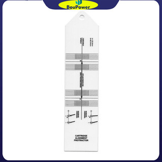 Boupower Cartridge Alignment Protractor Acrylic Turntable Cartridge Alignment Protractor Tool Vinyl Hiệu chuẩn