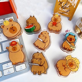 Phim hoạt hình Capybara Clip Memo Clip Acrylic Note Clip Mini Sinh viên