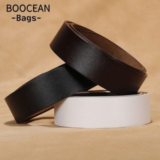 Thắt lưng da thật BOOCEAN Da bò không có khóa thay thế thắt lưng cổ điển