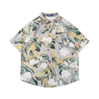 Áo Sơ Mi Hoa Mùa Hè Cardigan Áo Sơ Mi Tay Ngắn Bé Trai Hawaii Áo Sơ Mi Cặp Đôi Cổ Điển Mặc Phong Cách Kỳ Nghỉ Áo Sơ Mi Tay Ngắn Năm Điểm Áo Sơ Mi Bé Trai Áo Sơ Mi Hoa Rời Áo Sơ Mi Retro Hiệu Suất Trang Phục Stre