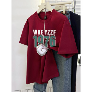 Fashmily 100% Cotton Mùa Hè Plus Size Nữ Áo Phong Cách Hàn Quốc In Hình Độc Đáo Đồ Họa Tay Ngắn Nam Unisex Rời Quá Khổ Tee