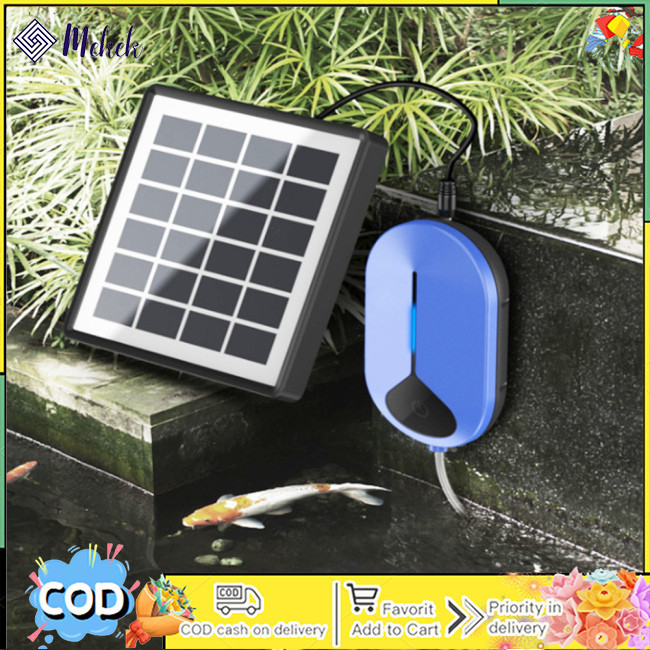 Máy sục khí ao năng lượng mặt trời MỚI Chạy bằng năng lượng mặt trời &amp; chạy bằng USB Bể bơi cá Máy tạo oxy Máy sục khí oxy Bể bơi gia đình Bể cá