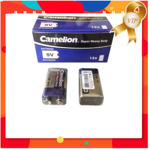 (HCM) Pin Camelion 9V 6F22 - Pin Vuông 9V Xanh - Chính Hãng- 1 Viên