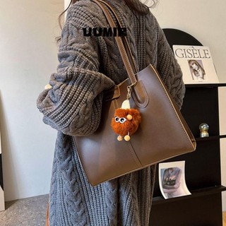 Túi tote, túi da mềm dung tích lớn, túi đeo vai pu retro