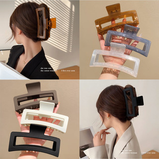 Thời Trang Hàn Quốc Đơn Giản Grace Shark Kẹp Tóc Cực Lớn Cho Nữ 13CM