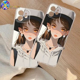 Ốp Điện Thoại Iphone Cô Gái Trắng 0011 Tương Thích iphone11promax Ốp Lưng Điện Thoại Chống Sốc Niche Art Bảo Vệ XG2X