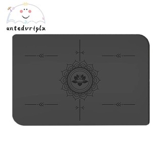 🔥Thảm tập Yoga màu xám đậm cho chân đế Thảm cao su thoải mái Thiền tựa Hit Seat Fitness Handstand Mat