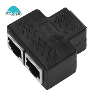 Bộ chia 2 cổng RJ45 Bộ chuyển đổi mạng LAN Bộ mở rộng Ethernet Đầu nối cắm lô 1 chiếc