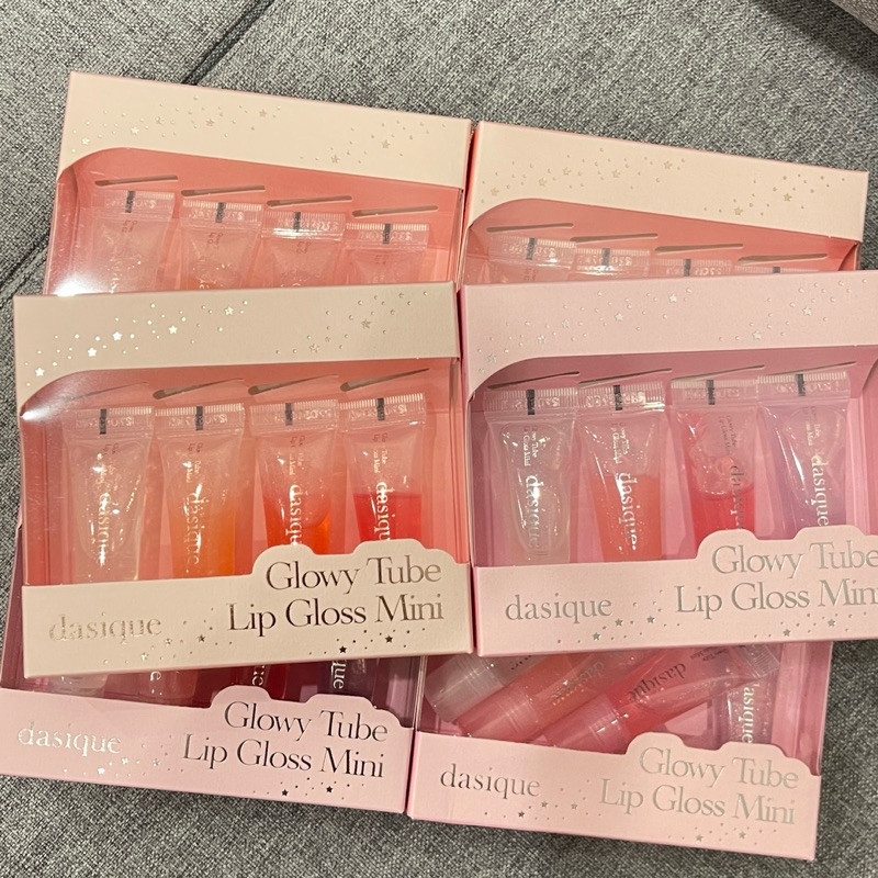 [ƯU ĐÃI SHOP MỚI] [Dasique] Set Son Dưỡng Bóng DASIQUE GLOWY TUBE MINI LIP GLOSS