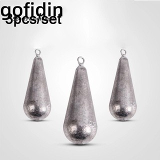 gofidin 3 miếng chì chìm dùng cho câu cá chuyên dụng