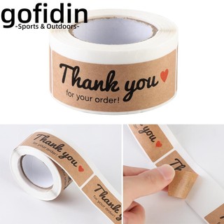 gofidin 120 Nhãn Dán 3x1 Inch In Chữ Thank You Dùng Để Trang Trí Quà Tặng