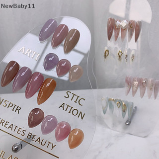 NewBaby Irregular Acrylic Nail Art False Tips Display Board Shelf Display Stand Manicure VN