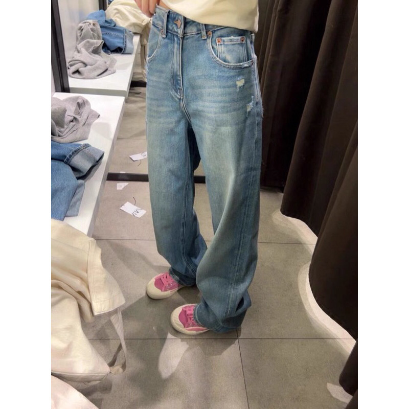 Quần jeans ống rộng basic cao cấp trendy thời trang basic thời trang công sở xứ An Nam