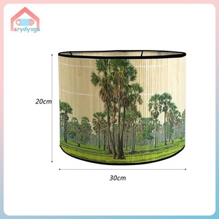 Chụp Đèn Để Bàn E27 Bằng Tre