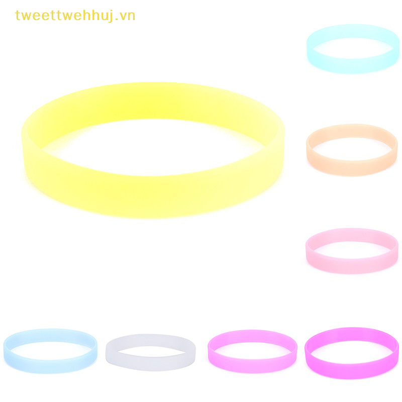 Vòng đeo tay cao su silicon dạ quang Tweeduj Glow In The Dark VN