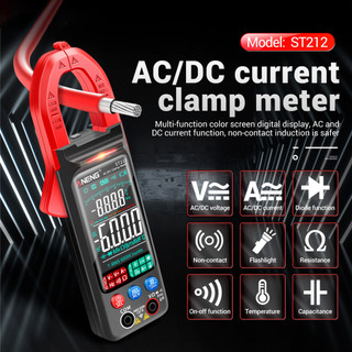 Diymore aneng kẹp đồng hồ đo đồng hồ vạn năng tự động rang trms 6000 đếm ac / dc điện áp dòng điện ohm volt amp đồng hồ dụng cụ điện st211 st212