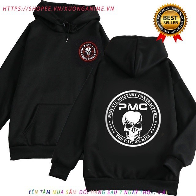 HOT Áo Hoodie Tay Dài In Hình Chiến Binh Quân Đội Nga PMC Wagner PMC Wagner Cho Nam