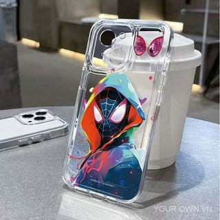 Màu Hồng nhạt Nhiều Màu Sắc Người Nhện G Vỏ Không Gian Đơn Giản Thích Hợp Cho Apple 15 / iphone14promax Vỏ Điện Thoại 13 Chống Sốc 12 Hợp Thời Trang 11 Bộ xs / xr KOKO
