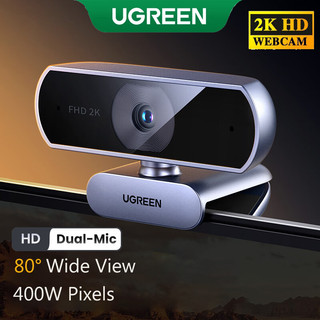 Ugreen 2k full hd webcam có micro 4 triệu pixel usb web camera có thể điều chỉnh fov chống ồn cắm và chạy tự động chỉnh đèn webcam video