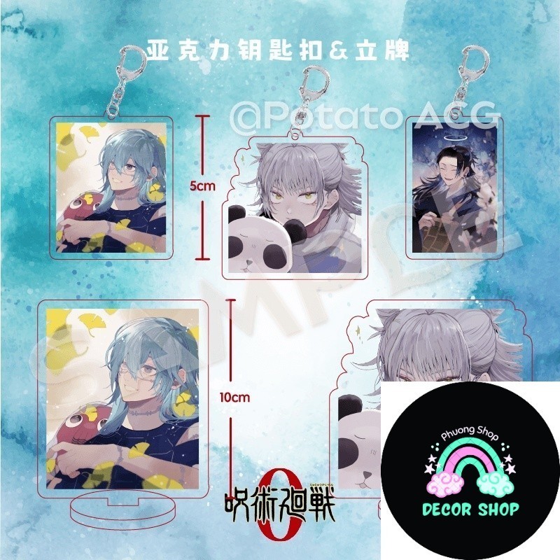 Goo suguru mahito hajime kashimo anime Nữ Để Bàn Trưng Bày Trang Trí
