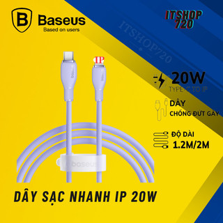 Dây cáp sạc nhanh baseus pudding series 20w type-c dành cho i p 14 / 13